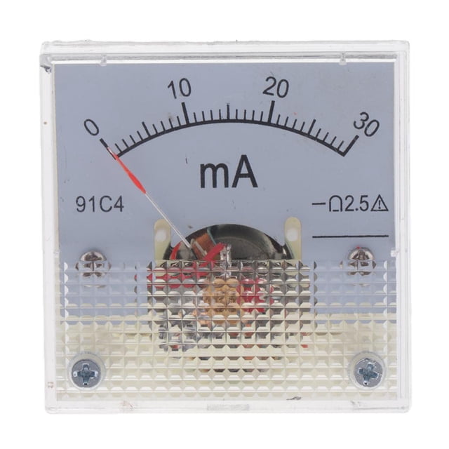 S SERENABLE Analog Current Panel, Amp Ammeter Meter, Circuit Measurement (0mA To 0-500mA) 0-30mA