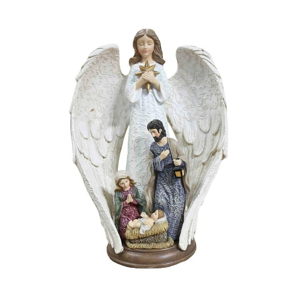 Estatua de Escena de Figuras Artesanía Escultura Religiosa Jesús Bebé Figura para Centro de Mesa Dormitorio Fiesta