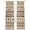 Yellow, variant on Boho Sheer Curtains 84 Inch Length 2 Panels Set, Beige Brown Traditional Ethnic Geometric Motifs Voile Window Treatment Rod Pocket Curtains Sheers Drapes for Bedroom/Living Room/Kitchen 52"x84"x2