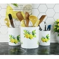 thumbnail image 4 of Durable Plastic Countertop Extra Large Utensil Crock/Holder, Fresh Lemons, 4 of 5