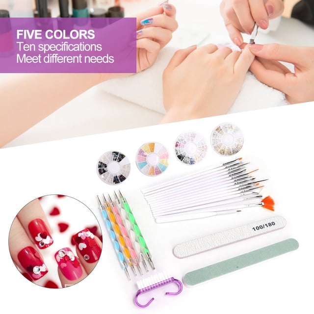 Pincel Para Decoración De Uñas, Diseño Práctico, Mano De Obra Exquisita, Lima De Uñas, Tienda De Manicura Para El Hogar, Salón De Belleza, Tienda De Salón
