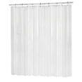 thumbnail image 2 of Bathroom Shower Curtain - Waterproof Plastic Shower Curtain Premium PEVA Non-Toxic with Rust Proof Grommets Clear 380g Heavy Duty Bathroom Accessories 72x72 with soft texture, 2 of 7