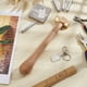 thumbnail image 5 of Mazo de latón de 25 cm (9,8") de largo, con mango de madera de haya, ideal para la elaboración de joyas y manualidades., 5 of 6