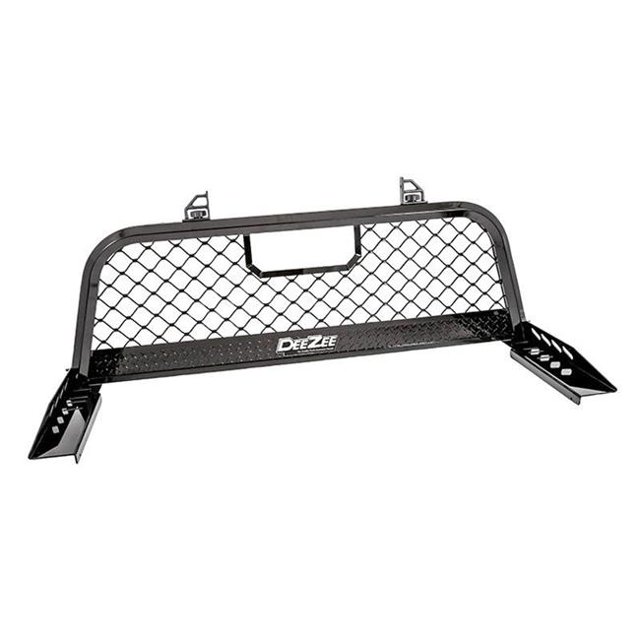 DZ95050RB Gloss Black Mesh Cab Rack for 1999-2018 Chevy Silverado