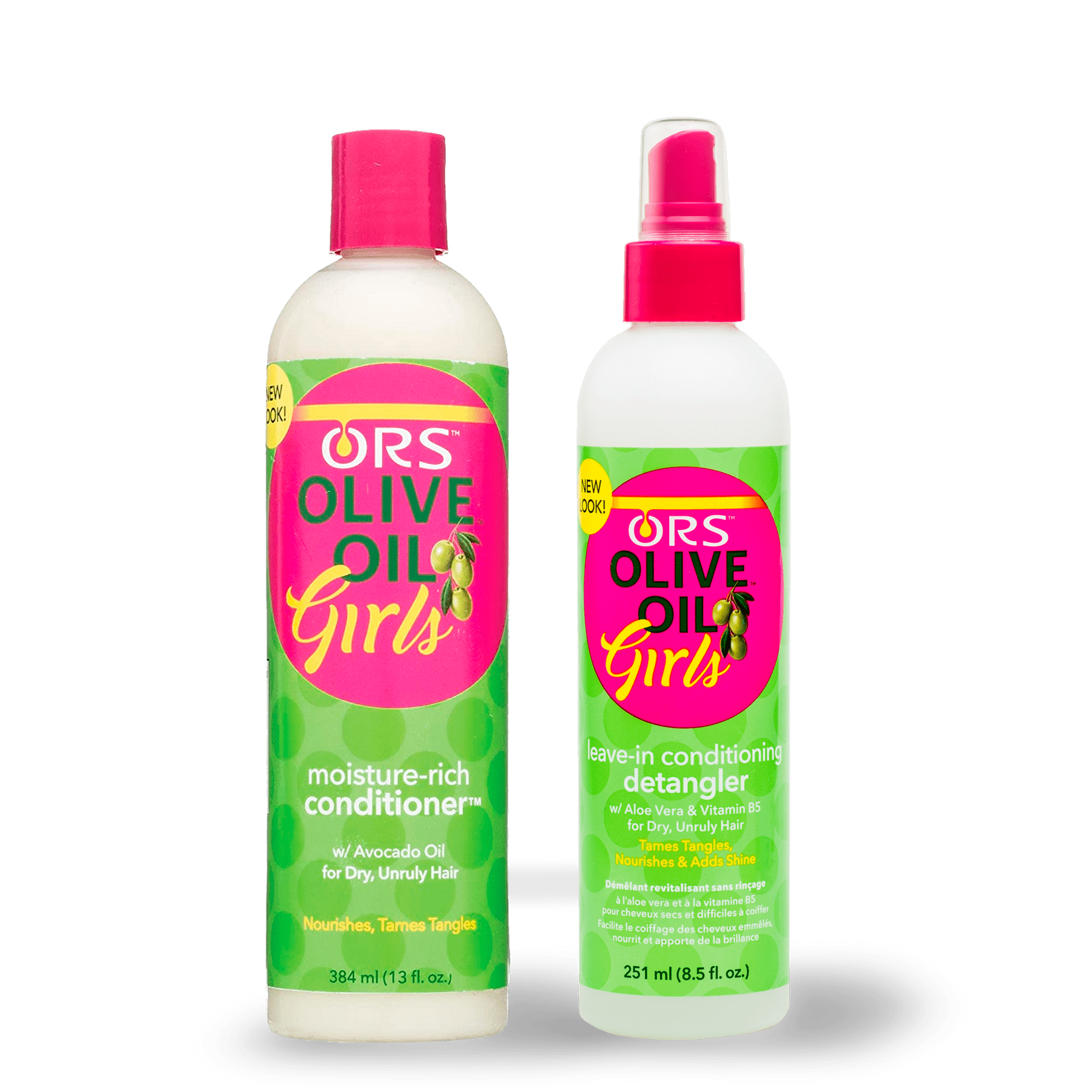 ORS GIRLS MOISTURERICH CONDITIONER 13OZ & LEAVEIN CONDITIONER