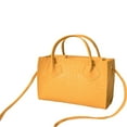 thumbnail image 1 of Ladies Monochrome Single Shoulder Messenger Bag Texture Decoration Square Bucket Handbags, 1 of 4
