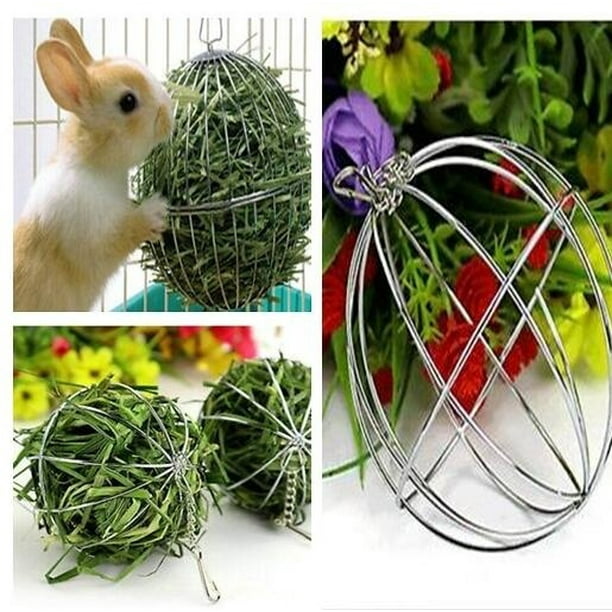 Sphere Feed Dispense Exercise Hanging Hay Ball Guinea Pig Hamster