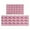 Pink Dachshund Chips, variant on White Dog Paw Footprint Kitchen Rugs Sets Of 2,Anti Fatigue Kitchen Mat Rugs Non Slip Washable,Decorative Kitchen Floor Mats for Kitchen,Sink,Laundry,17"x30" 17"x47"