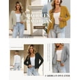 thumbnail image 2 of FOLUNSI Women's Long Sleeve Cropped Cardigans Sweaters Jackets Open Front Short Shrugs for Dresses, 2 of 10