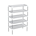 thumbnail image 3 of Estante para zapatos Niveles para el hogar Estante para zapatos Organizador de almacenamiento no tejido de acero inoxidable, 5 Niveles Advancent HA005098-03B, 3 of 7