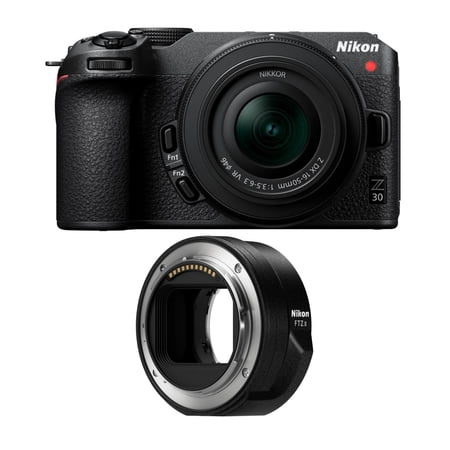 UPC: 0196271340386 | Nikon Z 30 Mirrorless Camera Body with NIKKOR Z 16-50mm f/3.5-6.3 VR Lens Bundle