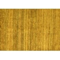 thumbnail image 1 of Ahgly Company Machine Washable Indoor Rectangle Oriental Yellow Modern Area Rugs, 5' x 8', 1 of 4