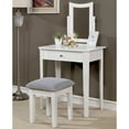 thumbnail image 2 of Furniture of America Cassidy Contemporary Vanity Set, White, 2 of 4