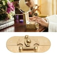 thumbnail image 4 of Retro Brass Hasp, Retro Jewelry Box Antique Lock Anti Rust  Elegant Brass Material Exquisite Texture  For Wine Boxes For Jewelry Boxes, 4 of 8