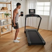 NordicTrack T Series 10 Treadmill: 10 HD Touchscreen, 0-12% Incline, 0-12 MPH Speed, ActivePulse™ Heart Rate, SelectFlex™ Cushioning, SpaceSaver™ Folding & iFIT Membership for Interactive Workouts