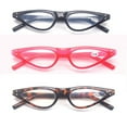 thumbnail image 2 of 3 Pairs Womens Mens Vintage Cat Eye Reading Glasses Spectacles Readers, 2 of 5