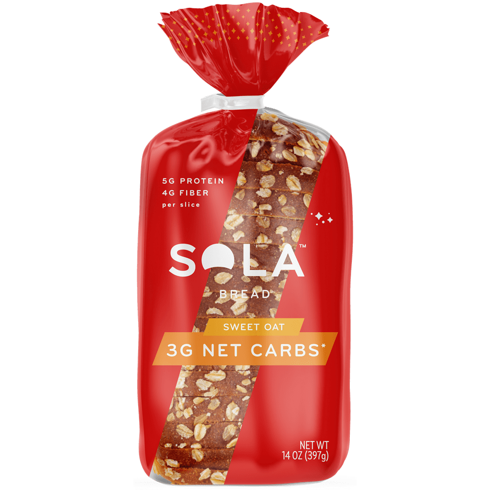Sola Sweet Oat Bread Low Carb, Low Calorie, Reduced Sugar, 5g Protein
