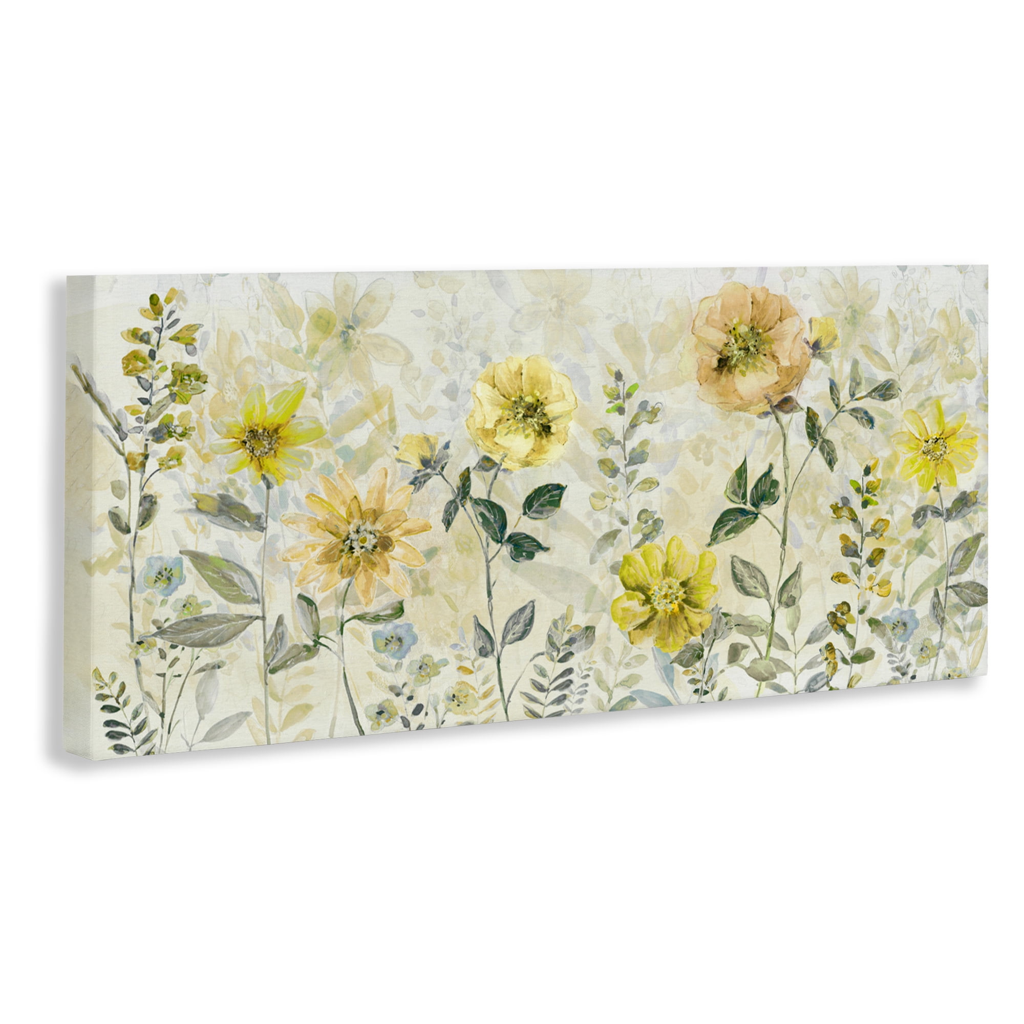 Stupell Industries Yellow Buttercup Garden Canvas Wall Art, design by Sally Swatland