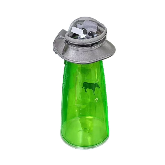 Alien Shape Pencil Case Transparent Pencil Pouches Travel Pen Organiser Bag For Artists Students