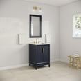 thumbnail image 7 of Water Creation Elizabeth 24" Hardwood Single Bathroom Vanity in Blue & Gold, 7 of 7