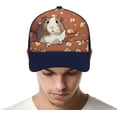 thumbnail image 4 of Animal and Popcorn Baseball Cap Classic Golf Cap Soft Dad Hat Multicolor Adjustable Low Profile Hat Unisex, 4 of 6