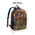 thumbnail image 2 of Plants Vs Zombies Backpack, Large Capacity Laptop Backpack, Durable Water-Resistant Daypack, 17.3x12.2x5.5 Inch, 2 of 8