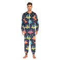 thumbnail image 3 of FORMRS Onesies Pajama for Adults Unisex Hoodie Winter Jumpsuit One Piece Sleepwear, Sizes S-2XL, Cartoon Space Cat, 3 of 7
