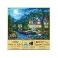 thumbnail image 3 of SUNSOUT INC - House Near the Lake - 1000 pc Jigsaw Puzzle by Artist: Image World - Finished Size 20" x 27" - MPN# 42908, 3 of 5