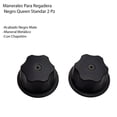thumbnail image 3 of Manerales Para Regadera Moderno Negro Queen Standar 2 Pz, 3 of 3
