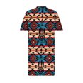 thumbnail image 5 of Plus Size Dresses for Women Ethnic Style Dress Short Sleeve Midi Dress with Pocket Casual Loose Casual Knee Length Dress, 5 of 5