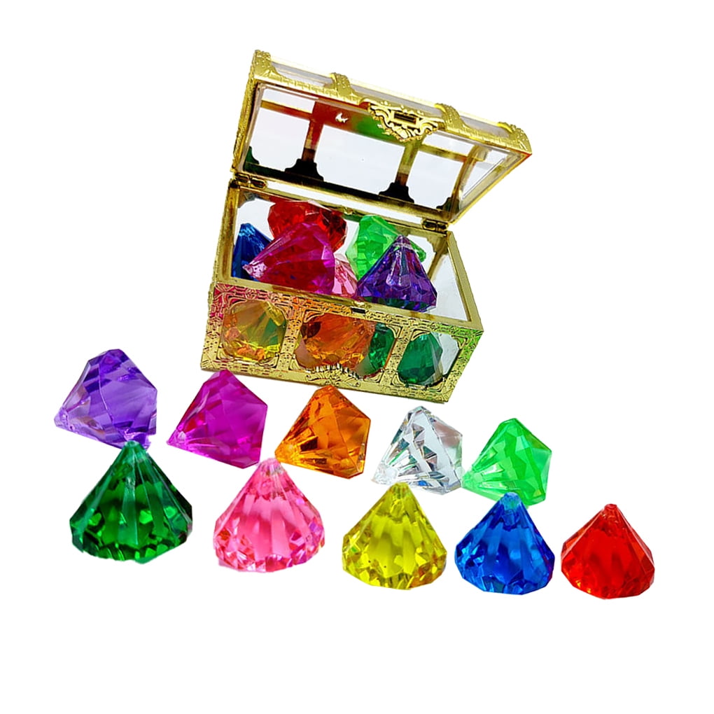 Jouets Plongée Enfants 28 Pièces - Gemmes Et Animaux Marins - Pour Piscine Ou Plage - Chasse Au Trésor Sous-Marine