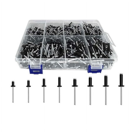 

600PC Rivets 8 Sizes Blind Rivets Assortment Kit