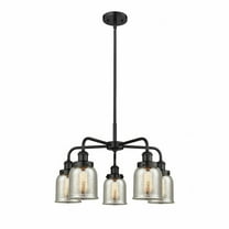 Innovations Lighting - Bell - 5 Light Stem Hung Chandelier In Art Deco