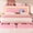 Pink, variant on Fastroby Full Upholstered Bed Frame with LED Headboard & Storage Drawer, No Box Spring Required