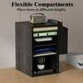 thumbnail image 6 of Office Mail Sorter, Wooden Paper Organizer With Storage Bag, 10 Tier Adjustable Classroom Mailbox, Removable Classroom Organization, Teacher Desk Organization for Office, Study, Black, 6 of 16