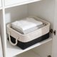 thumbnail image 4 of Cesta de tela para organizar ropa, juguetes y artículos del hogar | Cesta de tela plegable con asas | Costuras suaves, 4 of 6