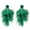 Green, variant on Handmade Fabric Tassel Earrings for Women Bohemian Drop Earrings Jewelry White