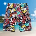 thumbnail image 2 of Pantalones cortos informales hasta la rodilla para hombre, pantalones cortos de playa de diseño suelto, pantalones finos de secado rápido, moda de verano Fivean unisex, 2 of 2
