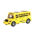 thumbnail image 5 of Kokiya Bus Toy Children Car Toy Inertia Car Vehicles, Pull Back Car for Kids Boys Girls Yellow, 5 of 9