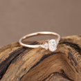 thumbnail image 4 of Forever Jewels 1Ct Oval Cut Moissanite Womens Engagement Ring 14K Yellow Gold Plated, 4 of 5