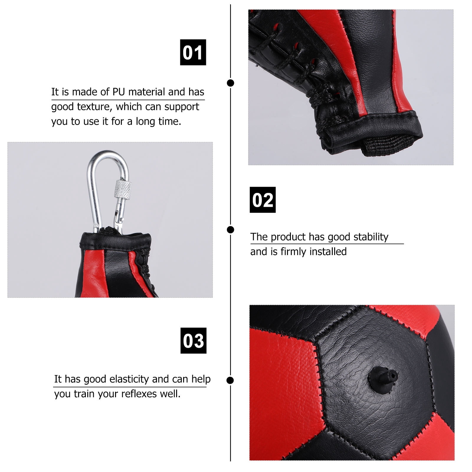 NUOLUX 1Pc Stable Hanging Boxing Bag for Home Gym and Stress Relief