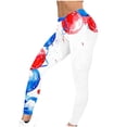 thumbnail image 5 of Vivianyo HD Women's Independence Day Yoga Patriotic Pants Fashion Casual 4Th Of July American Flag Print Leggings with Yoga Sport Elastic Slim Pants（All Colors and Sizes）, 5 of 5