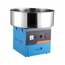 Cotton Candy Machine, 1000W Electric Candy Floss Maker, Commercial Grade with Stainless Steel Bowl, Blue - for Parties & Home Use