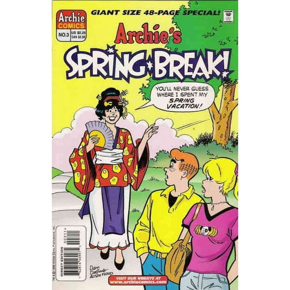 Archie's Spring Break #3 VF ; Archie Comic Book