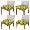thumbnail image 2 of Logiee Roosters And Sunflowers Print Square Chair Seat Covers, Stretch Chair Seat Covers,Seat Chair Slipcover, Non-Slip Chair Slipcover,Furniture Protector for Indoor and Outdoor-Four Pieces, 2 of 7