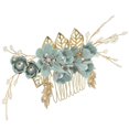 thumbnail image 4 of Fashion Green Hair Comb with Crystals for Wedding Bridal Hair Accessories (Green), 4 of 4