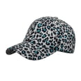 thumbnail image 2 of Babaley Unisex Baseball Cap Leopard Print Stylish Breathable Comfort Adjustable Beach Sun Hat, 2 of 2