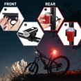 thumbnail image 4 of Amdohai USB Rechargeable Bike Lights for Night Riding Super Bright Front Light and Rear LED Bicycle Light Set Bike Headlight Taillight, 4 of 8