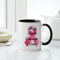 thumbnail image 6 of CafePress - Pink Camouflage Ribbon Mugs - 11 oz Ceramic Mug - Novelty Coffee Tea Cup, 6 of 6
