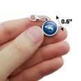 thumbnail image 4 of Great White Shark Cartoon in Ocean Antiqued Bracelet Pendant Zipper Pull Charm with Lobster Clasp, 4 of 4